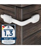 Hoffenbach Child Locking for Closets & Drawers - 8 Pack No-Drill Baby Safety Lock for Cabinets & Drawers - Secure Your Home Today! - Buy Online on GoSupps.com