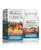 Host Defense CordyChi Capsules - Stress & Fatigue Support Supplement with Cordyceps and Reishi - 30 Count - Buy Online on GoSupps.com