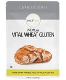 Naturtonix Vital Wheat Gluten 12 oz - Pure Non-GMO Vegan Protein, Keto Friendly - Certified Kosher - Resealable Fresh Pouch - Buy Online on GoSupps.com