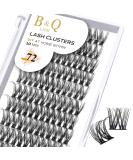 Buy BQ Lash Colored Eyelash Clusters - DIY Eyelash Extensions (B46 D-12mm) | International Shipping Available - Buy Online on GoSupps.com