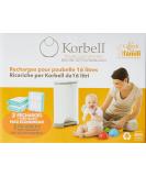 Korbell Nappy Bin Liner Refill 16L, 3-Pack - Buy Online on GoSupps.com