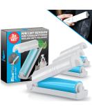 Bluepet 3x Mini lint roll - sustainable animal hair remover for dog hair cat hair and lint - washable - ideal for on the go - Buy Online on GoSupps.com