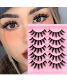 Buy 5 Pairs of 15mm Manga Lashes - Natural Look Anime Fake Eyelashes | Spiky & Wispy Faux Mink Cosplay Lashes - Buy Online on GoSupps.com