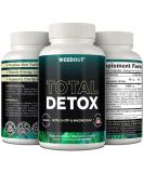 Total Cleanse Detox Capsules - Natural Full Body Detox & Liver Cleanse - Fast Toxin Removal with Milk Thistle - Urinary Tract Support - Made in USA - 42 Capsules - Buy Online on GoSupps.com