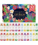 32 Pack Natural Lip Balm - Hydrating & Nourishing with Vitamin E & Coconut Oil | 16 Flavor Bulk Set for Stocking Stuffers - Shop Now - Buy Online on GoSupps.com