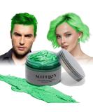 Green Hair Tint Temporary Color | Instant Hair Cream Mud - Pomade & Wax for Men & Women | Perfect for Cosplay Parties & Halloween - 4.23 oz - Buy Online on GoSupps.com