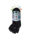 Earth Therapeutics Aloe Vera Socks - Aloe Vera & Vitamin E Infused For Dry Feet, Cracked Heels, Calluses - 2 Pairs Black/Black - Buy Online on GoSupps.com