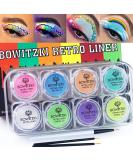 8x5g Bowitzki Water Activated UV Glow Eyeliner Makeup - Pastel Color Face & Body Paint - Buy Online on GoSupps.com