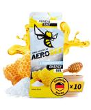 Aerobee Energy Liquid Gel - Honey & Salt 10x26g 100% natural energy gel from honey Really delicious sports gel for endurance sports energy gel power gel sports carbohydrates gel honey & salt liquid (10 gels) - Buy Online on GoSupps.com