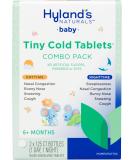 Hyland's Naturals Baby Tiny Cold Tablets - 250 Quick-Dissolving Day & Night Value Pack for Infant Runny Nose & Cough Relief - Buy Online on GoSupps.com