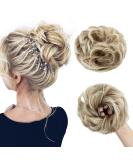 Women's Messy Bun Hair Piece - Coffee Brown to Bleach Blonde | Hair Scrunchies for Stylish Updos - Buy Online on GoSupps.com