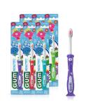 GUM Monsterz Kids and Toddler Toothbrush, Soft, Ages 2+, 1 Count (Pack of 6) Ages 2+ 6 Brushes - Buy Online on GoSupps.com