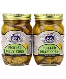 Amish Wedding Pickled Dilly Corn 16oz. - Pack of 2 | Crunchy and Tangy Corn Delight - Buy Online on GoSupps.com