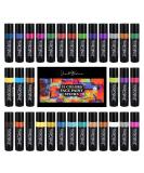 Jim&Gloria Face Paint 32 Colors with Metallic Neon Bulk Body Paint Kit For Christmas Stocking Stuffers Gift Costume Makeup Cosplay Face Painting Party For Kids And Adults, Safe Body Marker Pens - Buy Online on GoSupps.com