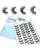 20 Pairs of 3D Reusable Fake Eyelashes - Soft Waterproof & Natural Look | 4 Stylish Designs - Buy Online on GoSupps.com