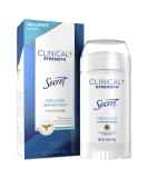 Secret Antiperspirant Clinical Strength Deodorant for Women, Soft Solid, Light and Fresh, 2.6 Oz - Buy Online on GoSupps.com