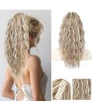 REECHO Multi-Layered Curly Wavy Clip-In Ponytail Extension - Honey Blonde with Highlights - Buy Online on GoSupps.com