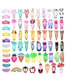 Cinaci 64 Pack Cartoon Animal Anti-Slip Hair Clips for Kids & Pets - Buy Online on GoSupps.com
