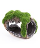 Shop Aquarium Decoration - Realistic Moos Deko Resin Cave Ornament for Fish & Shrimp | 3.34 x 2.55 x 2.75 inches - B-green - Buy Online on GoSupps.com