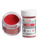 Ruby Food Colouring Powder Dust - 5g | Ideal for Cakes, Fondant, Chocolate, Macarons & More - Buy Online on GoSupps.com