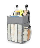 Changing Table Diaper Organizer - Baby Hanging Diaper Stacker Nursery Caddy Organizer for Cribs Playard Baby Essentials Storage (Gray) Grey - Buy Online on GoSupps.com