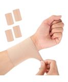 SATINIOR Compression Wrist Sleeve Brace for Men and Women - 2 Pairs, Beige Small - Tennis, Tendonitis, Carpal Tunnel Support - Buy Online on GoSupps.com