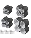 Thrilez Hair Roller with Clips Hair Curler Roller in 4 Different Sizes 64m 48mm 36mm 25mm 28PCS No Heat Hair-friendly Hair Roller for Long Medium Short Hair Hair Rollers for Salon Home Hairdressing - Buy Online on GoSupps.com