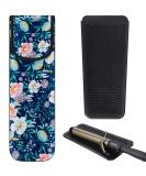 Neoprene Flat Iron Case & Silicone Travel Mat Set - Heat Resistant Curling Iron Holder for Hair Tools - Flower Style - Buy Online on GoSupps.com