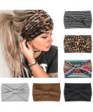 VENUSTE Wide Headbands for Women's Hair Boho Fashion Knotted Head Bands for Adult Women Hair Accessories 6PCS Boho Color - Buy Online on GoSupps.com