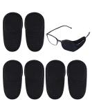 6pcs Reusable Non-Woven Eye Patches for Glasses - Improve Vision for Kids & Adults with Lazy Eye Amblyopia Strabismus - Black Large Size - Buy Online on GoSupps.com