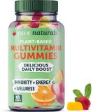Yuve Vegan Multivitamin Gummies for Men and Women - Daily Energy and Immunity Support - Vitamin A, C, B3, B6, B12, Biotin, Zinc - 60ct Strawberry Pineapple - Non-GMO, Gluten & Gelatin-Free - Buy Online on GoSupps.com