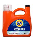 Tide Ultra Oxi Liquid Laundry Detergent - 74 Loads 105 fl oz | HE Compatible | Shop Internationally - Buy Online on GoSupps.com
