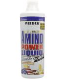 Weider Amino Power Liquid 1L Tangerine Essential Amino Acids L-leucine Free Taurine Vitamin B9 - Buy Online on GoSupps.com