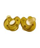 Mijnnami Soother Schnuller - 100% Silicone Pacifier for Premature Babies & Newborns | NICU Safe | 2-Pack (Beige) - Buy Online on GoSupps.com