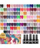 JODSONE 100 PCS Gel Nail Polish Kit - Base Coat & Top Coat Collection for Manicure Lovers - Buy Online on GoSupps.com