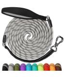 Buy Aystkniet 20m Reflective Bungee Leash for Large Dogs up to 80kg - Lockable Hook & Padded Handle for Day and Night Walking - Buy Online on GoSupps.com