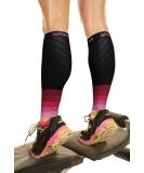 Calf Compression Sleeve for Men & Women - Support for Shin Splints, Achilles Tendon, Leg Cramps & Varicose Veins (1 Pair, BLK-PNK S/M) - Buy Online on GoSupps.com