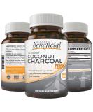 Purely Beneficial Activated Coconut Charcoal 1200mg | 180 Capsules - Detox & Digestive Health - Buy Online on GoSupps.com