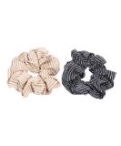 axy XXL Scrunchie Hair Tie Set - 2 Fabric Ponytail Holders | Double Pack Hairbands for Perfect Hairstyles - Buy Online on GoSupps.com