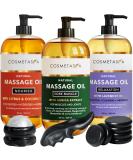 Cosmetasa Luxury Spa Treatment Gift Set | Relaxation Nourishing Massage Oils & Tools for Sore Muscles - International Shipping - Buy Online on GoSupps.com