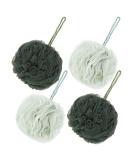 Buy 4 Piece Exfoliating Loofah Set - Heavyweight Body Scrub for Spa & Massage | Multi-Color Shower Bath Accessories - Dead Skin Removal (100G Green - Buy Online on GoSupps.com