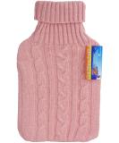 Hot Water Bottle Cover Only 2L Premium Cover (Knitted Pink) - Buy Online on GoSupps.com