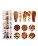 Golden Fall Nail Art Glitters - 3D Maple Leaf Sequins Set | Autumn Leaves Decorations & Holographic Accents for Stunning Manicures - Buy Online on GoSupps.com