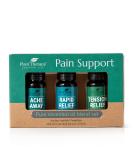 Plant Therapy Pain Support Essential Oil Blend Set - Ache Away Rapid Relief & Tension Relief - 10 mL Pure & Undiluted - Buy Online on GoSupps.com