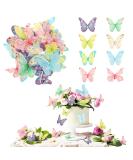 38 Pcs Edible Butterfly Cupcake Toppers Wafer Paper Butterflies for Cake Butterfly Decorations Edible Rice Paper for Cakes Colorful Butterfly Cake Toppers for Birthday Cupcakes Decorating Supplies - Buy Online on GoSupps.com