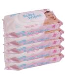 320x Lightly Scented Baby Wipes | Alcohol-Free & Fragranced | Gentle Skin Cleansing for Newborns | Nappy Changing Hygiene - Buy Online on GoSupps.com