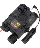 ACTIONUNION Airsoft PEQ-15 IR Laser + Visible Red Laser + White LED Flashlight Black - Buy Online on GoSupps.com