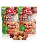 Galil Organic Roasted Chestnuts Pack of 2 - Shelled & Ready to Eat - Gluten Free Vegan Non-GMO Snacks - Ideal for Baking & Cooking - 3.5oz Bags - Buy Online on GoSupps.com