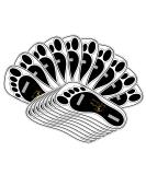 120 Pairs Disposable Black Tanning Feet Pads - Sunless Airbrush Spray Tent Foot Protectors - Buy Online on GoSupps.com