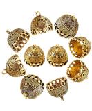 10pcs Column Metal Cord Ends Caps - Glue-On Tassel Cap Bails for Jewelry Making - Antique Golden Finish | CHGCRAFT - Buy Online on GoSupps.com